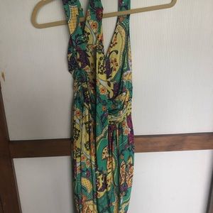 Beautiful silk printed dress